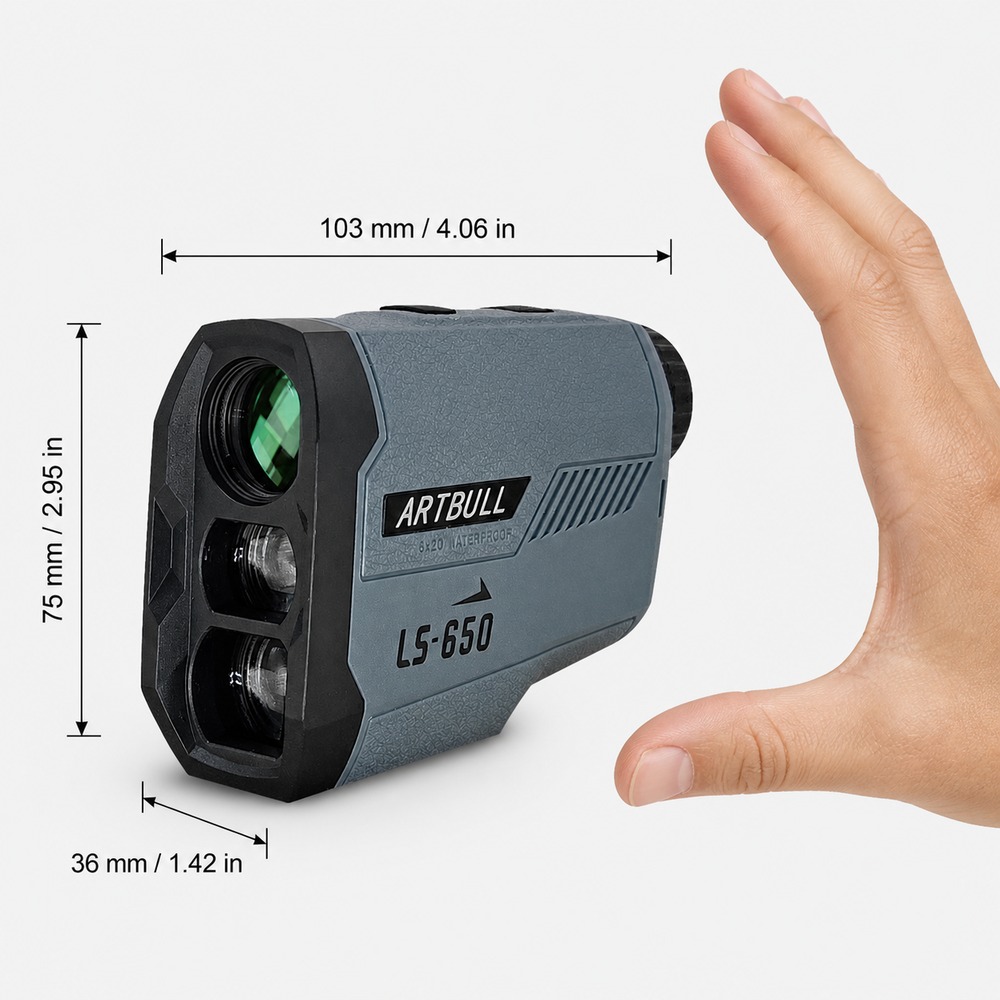 Dalmierz golfowy 650m 6X20 Las – Rangefinder Laser Golf recenzja i cena