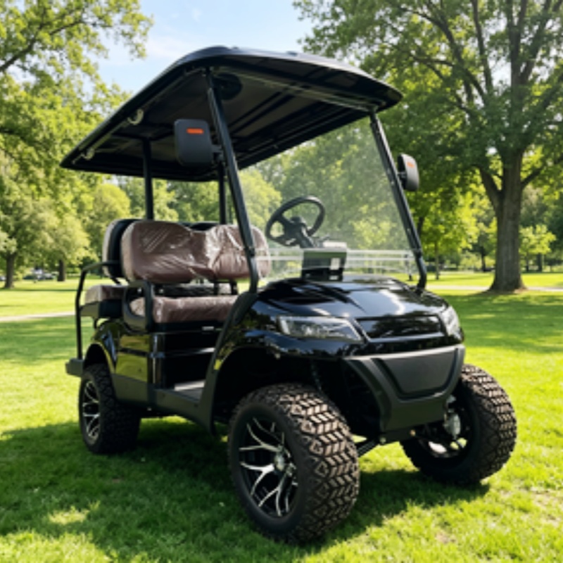 Wózek golfowy 2-osobowy Elektr – Golf Bag Stand Cart recenzja i cena
