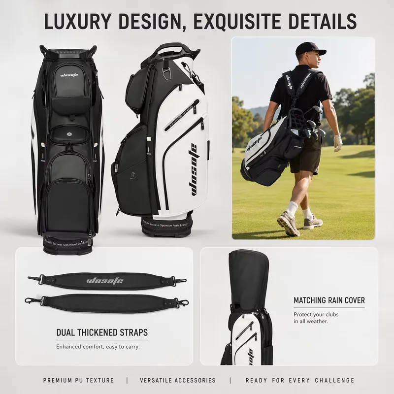 Torba golfowa Wosofe 14-komoro – Golf Bag Stand Cart recenzja i cena